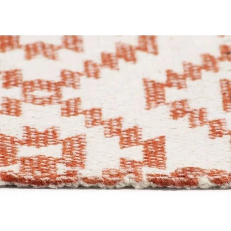 VidaXL Tapis Tissé à La Main Coton 120x180 Cm Imprimé Multicolore - Multicolore 5 VidaXL Tapis Tissé à La Main Coton 120x180 Cm Imprimé Multicolore - Multicolore – Image 5