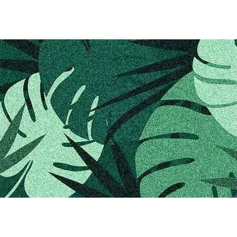 Coryl Tapis Déco Intérieur Absorbant - Feuillage - 75x50 Cm 2 Coryl Tapis Déco Intérieur Absorbant - Feuillage - 75x50 Cm – Image 2