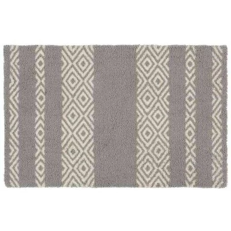 Coryl Tapis Déco Intérieur Absorbant - Moelleux Ciment - 80x50 Cm 1 Coryl Tapis Déco Intérieur Absorbant - Moelleux Ciment - 80x50 Cm