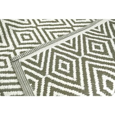 AUBRY GASPARD Tapis D'extérieur 100% Plastique Recyclable Diamant Kaki - Kaki 3 AUBRY GASPARD Tapis D'extérieur 100% Plastique Recyclable Diamant Kaki - Kaki – Image 3
