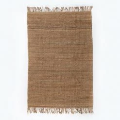 Tapis En Chanvre Naturel Calmah SKLUM Chanvre - 120x201 Cm