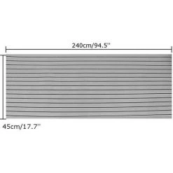 KINGSO 240 * 45 Cm Eva Mousse Teck Bateau Feuille Revêtement De Sol Tapis Plancher Yacht Marine Decking Tapis -Tapis et paillasson Soldes 22791080 3