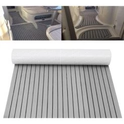KINGSO 240 * 45 Cm Eva Mousse Teck Bateau Feuille Revêtement De Sol Tapis Plancher Yacht Marine Decking Tapis -Tapis et paillasson Soldes 22791080 5