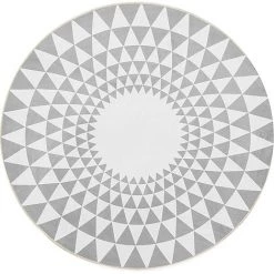 AUGIENB Tapis De Yoga Tapis De Sol Rond à Motifs Géométriques 100cm