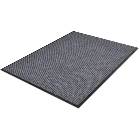 Topdeal Tapis D'entrée PVC Gris 90 X 150 Cm 3 Topdeal Tapis D'entrée PVC Gris 90 X 150 Cm – Image 3