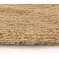 Topdeal Tapis Jute Tressé 90 Cm Rond 9 Topdeal Tapis Jute Tressé 90 Cm Rond -Tapis et paillasson Soldes 23040558 5