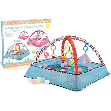 MERKMAK Tapis De Jeu De Jouet De Bebe De Support De Remise En Forme De Cloture Multifonctionnel 3 En 1 1 MERKMAK Tapis De Jeu De Jouet De Bebe De Support De Remise En Forme De Cloture Multifonctionnel 3 En 1
