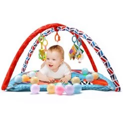 MERKMAK Tapis De Jeu De Jouet De Bebe De Support De Remise En Forme De Cloture Multifonctionnel 3 En 1 7 MERKMAK Tapis De Jeu De Jouet De Bebe De Support De Remise En Forme De Cloture Multifonctionnel 3 En 1 -Tapis et paillasson Soldes 23056934 3