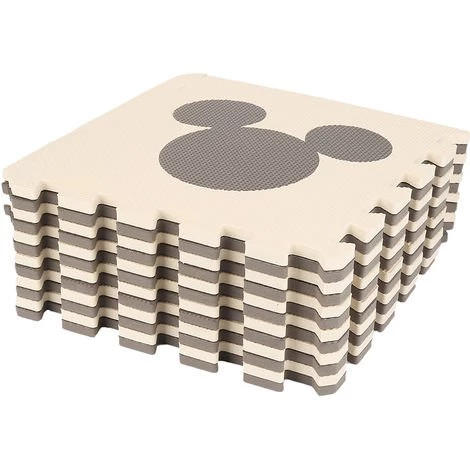BATHRINS 12pcs Couleur Café Bébé Mignon Mousse EVA Puzzle Tapis Ramper Jouet Jeux 2 BATHRINS 12pcs Couleur Café Bébé Mignon Mousse EVA Puzzle Tapis Ramper Jouet Jeux – Image 2