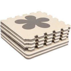 BATHRINS 12pcs Couleur Café Bébé Mignon Mousse EVA Puzzle Tapis Ramper Jouet Jeux 7 BATHRINS 12pcs Couleur Café Bébé Mignon Mousse EVA Puzzle Tapis Ramper Jouet Jeux -Tapis et paillasson Soldes 23057673 3