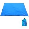 BLUEFIELD Bluefiled Impermeable Plage Tapis D'Exterieur Blanket Portable Mat Pique-Nique Multifonctionnel Camping Bebe Grimpez Tapis De Sol Matelas, Bleu, S