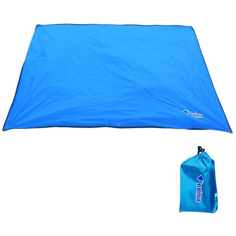 BLUEFIELD Bluefiled Impermeable Plage Tapis D'Exterieur Blanket Portable Mat Pique-Nique Multifonctionnel Camping Bebe Grimpez Tapis De Sol Matelas, Bleu, S 4 BLUEFIELD Bluefiled Impermeable Plage Tapis D'Exterieur Blanket Portable Mat Pique-Nique Multifonctionnel Camping Bebe Grimpez Tapis De Sol Matelas, Bleu, S – Image 4