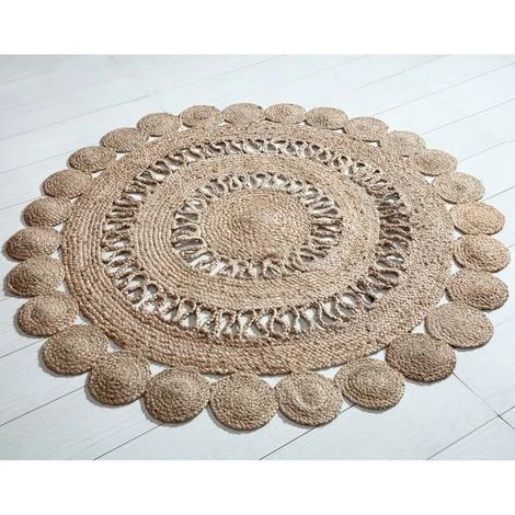 RENDEZ VOUS DéCO Tapis Margy Rond ∅120cm 2 RENDEZ VOUS DéCO Tapis Margy Rond ∅120cm – Image 2