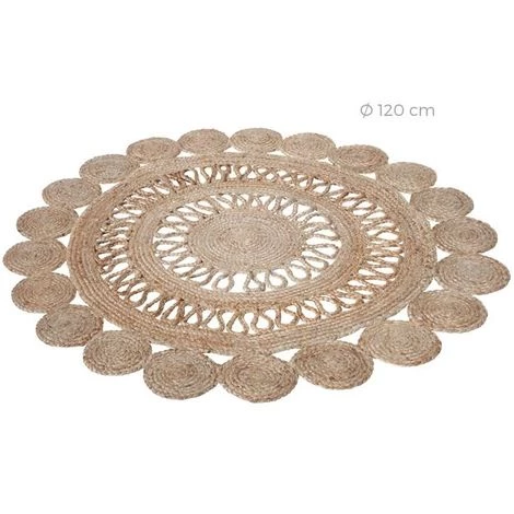 RENDEZ VOUS DéCO Tapis Margy Rond ∅120cm 3 RENDEZ VOUS DéCO Tapis Margy Rond ∅120cm – Image 3