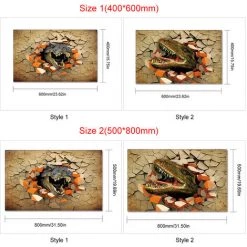 ASUPERMALL 50 * 80Cm Imprime 3D Dinosaur Motif Tapis De Sol Moquette Douce Flanner Paillasson Salon Chambre Tapis 7 ASUPERMALL 50 * 80Cm Imprime 3D Dinosaur Motif Tapis De Sol Moquette Douce Flanner Paillasson Salon Chambre Tapis -Tapis et paillasson Soldes 23394886 3