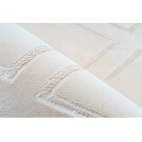 Tapis BOBOCHIC - Tapis Poils Courts RIMINI Motif Berbère - Crème 3 Tapis BOBOCHIC - Tapis Poils Courts RIMINI Motif Berbère - Crème – Image 3