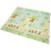 BETTER MAISON Tapis De Jeu Double Face Pour Bébé 200x180x1cm Tapis Bebe Pour Ramper Pliable, Tapis D'éveil De Sol Pour Enfants, Coussin De Pique-nique Et De Jeu En Plain Air #4 - Coloré