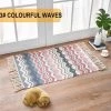 MANTA Tapis De Sol Tapis De Chambre Gland Tapisserie Tapis De Prière Tissé à La Main Bohême 60X90 CM Gland Couleur Vague Style 3