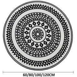 MANTA Tapis Créatif Mandala 80 CM -Tapis et paillasson Soldes 23577403 3