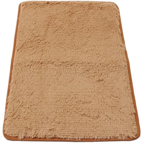 INSMA 60cm X 41cm Tapis Shaggy Poils Longues Mèches Microfibre Anti-Derapant Carpette Moquette Sol 1 INSMA 60cm X 41cm Tapis Shaggy Poils Longues Mèches Microfibre Anti-Derapant Carpette Moquette Sol