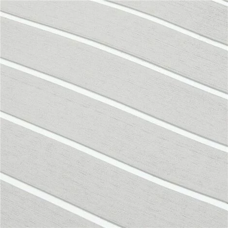 DRILLPRO 600x2400x6.5mm EVA Mousse Teck Bateau Pont Yacht Décor Tapis Antidérapant Feuille Gris-Blanc 4 DRILLPRO 600x2400x6.5mm EVA Mousse Teck Bateau Pont Yacht Décor Tapis Antidérapant Feuille Gris-Blanc – Image 4