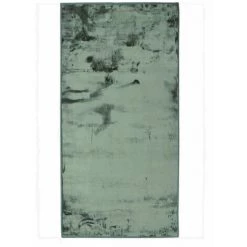 THEDECOFACTORY FLANELLE - <p>Tapis Extra-doux Effet Velours Vert Foncé 60x120 - Vert