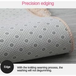 AUGIENB Tapis Shaggy Fausse Fourrure Fluffy Salon Chambre 100cm*160cm 7 AUGIENB Tapis Shaggy Fausse Fourrure Fluffy Salon Chambre 100cm*160cm -Tapis et paillasson Soldes 24061501 3