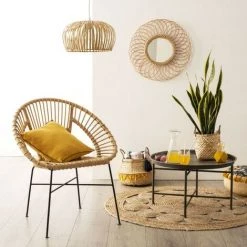 Tapis Rond Ajouré En Jute Atmosphera - Naturel - Naturelle -Tapis et paillasson Soldes 24303247 3