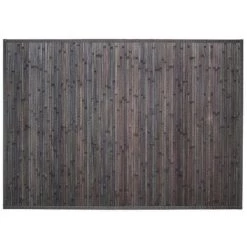 Tapis Latte Bambou 120x170cm Gris Foncé Atmosphera - Gris - Gris Foncé