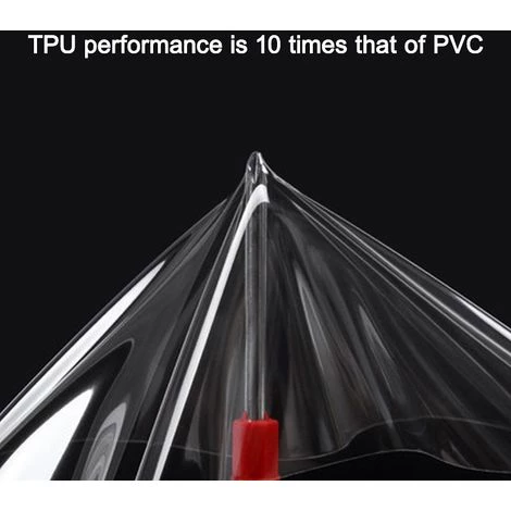 INSMA 60x120cm Transparent Nappe Rectangulaire Douce De Table En TPU Et Transparente Impermeable Protecteurs De Bureau 2 INSMA 60x120cm Transparent Nappe Rectangulaire Douce De Table En TPU Et Transparente Impermeable Protecteurs De Bureau – Image 2