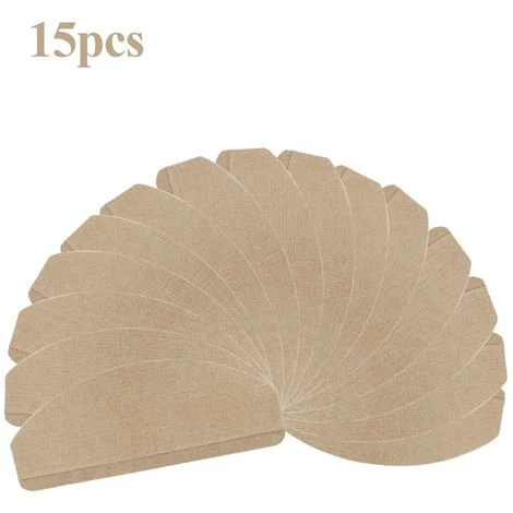 OOBEST Tapis D'escalier Auto-adhésif 15 Pcs 65 X 21 X 4 Cm Marron 1 OOBEST Tapis D'escalier Auto-adhésif 15 Pcs 65 X 21 X 4 Cm Marron