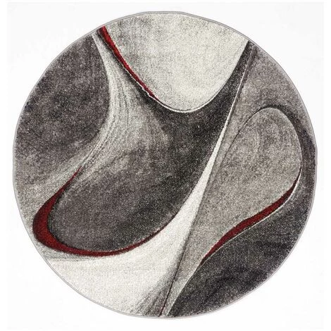 UNAMOURDETAPIS 140x140 Rond Tapis Rond 140x140 Cm Rond MADILA ROND Rouge Salon Adapté Au Chauffage Par Le Sol - Rouge 2 UNAMOURDETAPIS 140x140 Rond Tapis Rond 140x140 Cm Rond MADILA ROND Rouge Salon Adapté Au Chauffage Par Le Sol - Rouge – Image 2