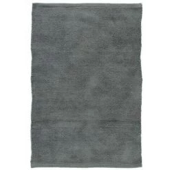 THEDECOFACTORY CHENILLE - <p><span>Tapis En Coton Extra-doux Gris Nuage 85x55 - Gris