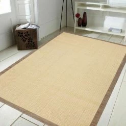 THEDECOFACTORY STRAW - <p><span>Tapis Tressé Pour Intérieur Et Extérieur Beige 60x90 - Beige -Tapis et paillasson Soldes 25139002 3