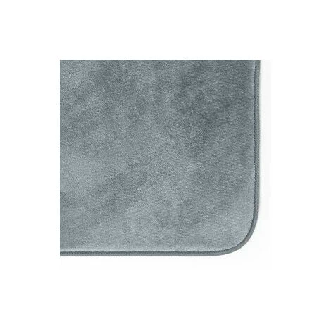 DOUCEUR D'INTÉRIEUR Tapis Rectangle 50x80 Cm Flanelle Flanou Gris - Gris 2 DOUCEUR D'INTÉRIEUR Tapis Rectangle 50x80 Cm Flanelle Flanou Gris - Gris – Image 2