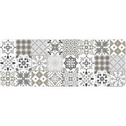 HOMEMAISON Tapis Déco En Mousse Imprimée Naturel 45 X 75 Cm - Naturel