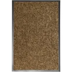 Paillasson Lavable Marron 40x60 Cm VidaXL