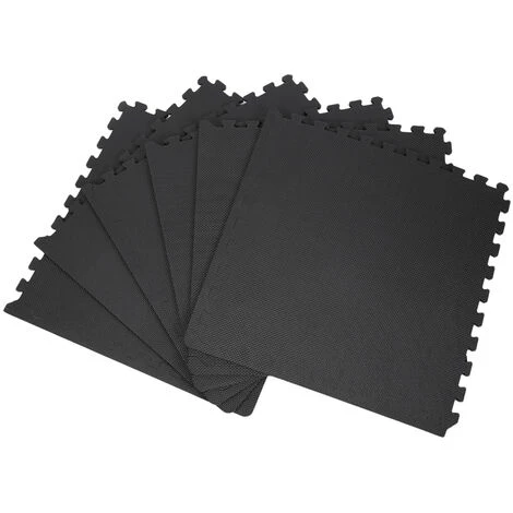 BATHRINS®6 Pièces De Tapis De Sol Et De Yoga Pour Enfants EVA, Noir, 63 * 63cm 3 BATHRINS®6 Pièces De Tapis De Sol Et De Yoga Pour Enfants EVA, Noir, 63 * 63cm – Image 3