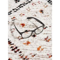 JADOREL Tapis Salon 160x160 Carre Cm Carré MOROCCO STYLE CARRE Crème Salon Adapté Au Chauffage Par Le Sol - Crème -Tapis et paillasson Soldes 26000929 3