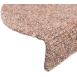 TRUE DEAL Tapis D'escalier Autoadhésif Poinçon Aiguilleté 15 Pcs Marron 9 TRUE DEAL Tapis D'escalier Autoadhésif Poinçon Aiguilleté 15 Pcs Marron -Tapis et paillasson Soldes 26116602 5