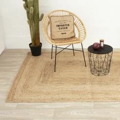 ATMOSPHERA Tapis Jute Naturel 160 X 230 - Naturel 7 ATMOSPHERA Tapis Jute Naturel 160 X 230 - Naturel -Tapis et paillasson Soldes 26195062 4