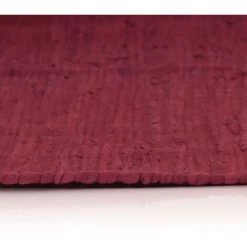TRUE DEAL Tapis Chindi Coton Tissé à La Main 80 X 160 Cm Bordeaux 7 TRUE DEAL Tapis Chindi Coton Tissé à La Main 80 X 160 Cm Bordeaux -Tapis et paillasson Soldes 26221415 3
