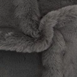 TRUE DEAL Tapis 65 X 95 Cm Fausse Fourrure De Lapin Gris Foncé 6 TRUE DEAL Tapis 65 X 95 Cm Fausse Fourrure De Lapin Gris Foncé -Tapis et paillasson Soldes 26275375 3