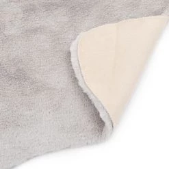 TRUE DEAL Tapis 65 X 95 Cm Fausse Fourrure De Lapin Gris 7 TRUE DEAL Tapis 65 X 95 Cm Fausse Fourrure De Lapin Gris -Tapis et paillasson Soldes 26275377 4