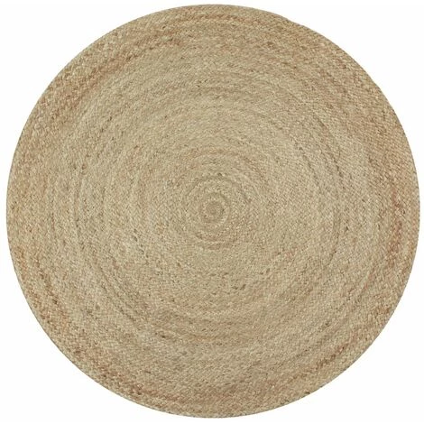 THEDECOFACTORY VEGETAL JUTE - <p>Tapis Tressé En Jute Naturel Diam.120 - Beige 1 THEDECOFACTORY VEGETAL JUTE - <p>Tapis Tressé En Jute Naturel Diam.120 - Beige