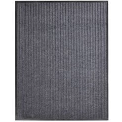 TRUE DEAL Paillasson Gris 120x220 Cm PVC
