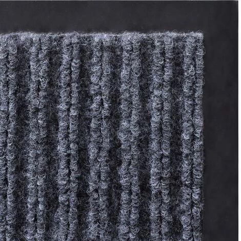 TRUE DEAL Paillasson Gris 120x220 Cm PVC 5 TRUE DEAL Paillasson Gris 120x220 Cm PVC – Image 5