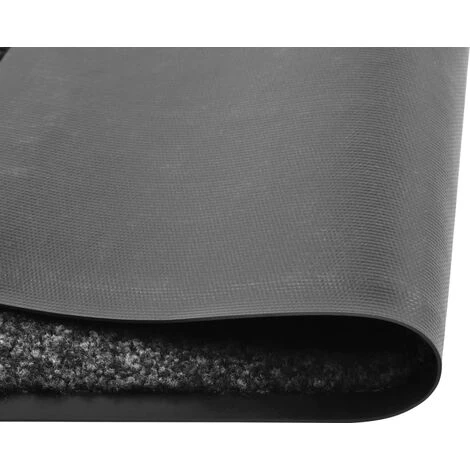 TRUE DEAL Paillasson Lavable Noir 60x180 Cm 2 TRUE DEAL Paillasson Lavable Noir 60x180 Cm – Image 2