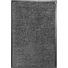 TRUE DEAL Paillasson Lavable Anthracite 40x60 Cm