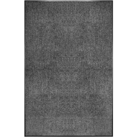 TRUE DEAL Paillasson Lavable Anthracite 120x180 Cm 1 TRUE DEAL Paillasson Lavable Anthracite 120x180 Cm
